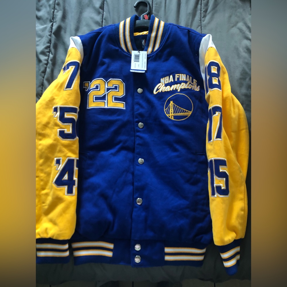 Warriors Varsity Jacket NWT size small
